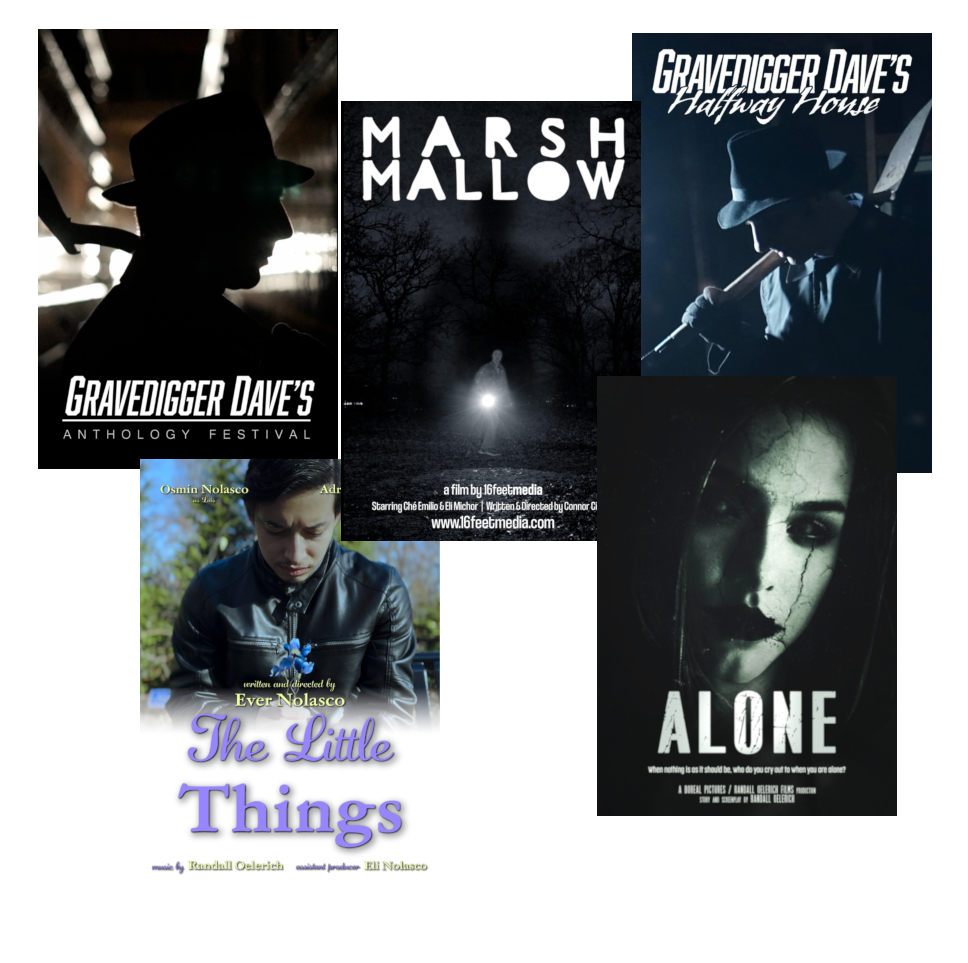 collage showing scored films